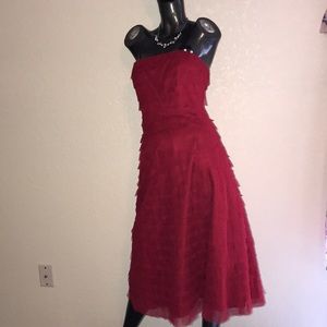 BCBG red dress